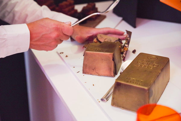 Convention – Lingot d’or en chocolat</p>
<p>