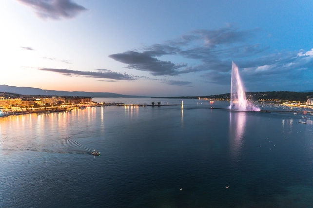 Vue panoramique sur Genève pour organisation d'événements d'entreprise